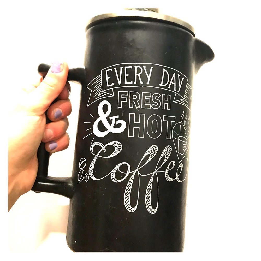 Large French Press Coffee Tea